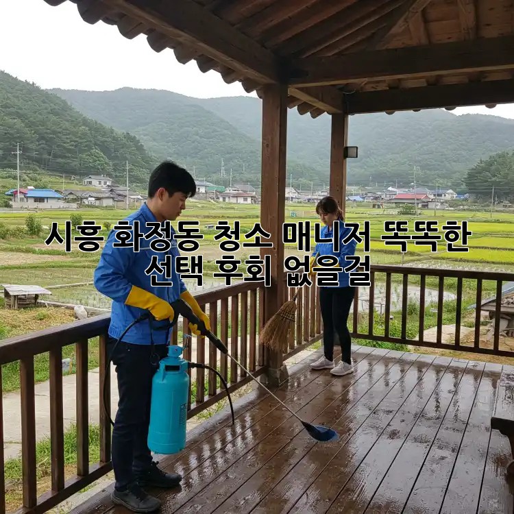 시흥 화정동 청소 매니저🧹 똑똑한 선택, 후회 없을걸? 😉