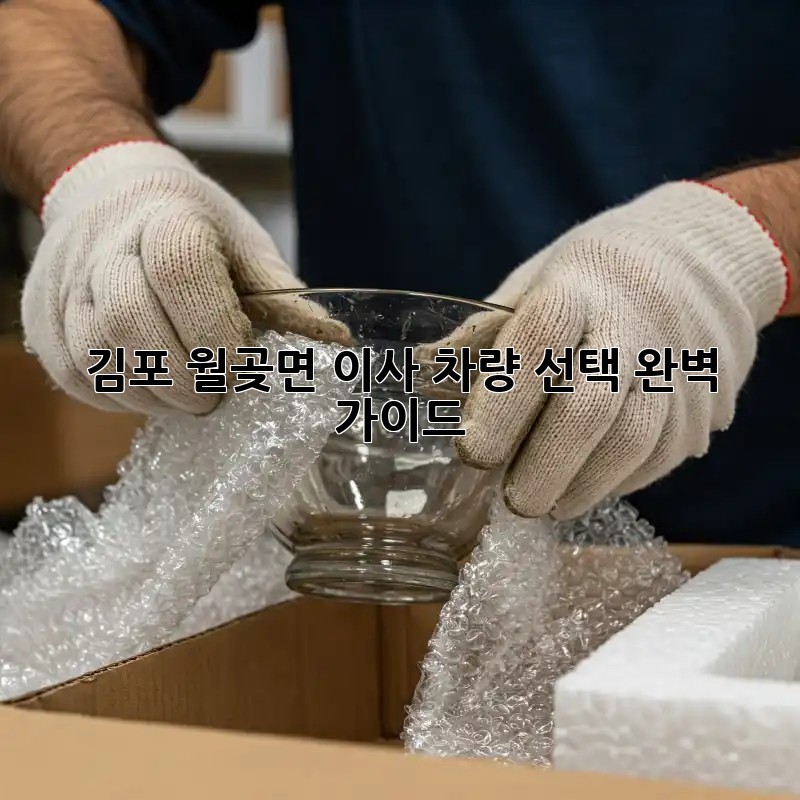 김포 월곶면 이사, 차량 선택 완벽 가이드!