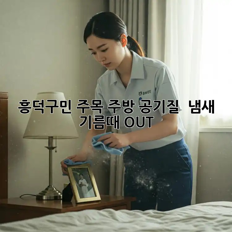 🏡 흥덕구민 주목! 주방 공기질, ✨ 냄새 & 기름때 OUT!