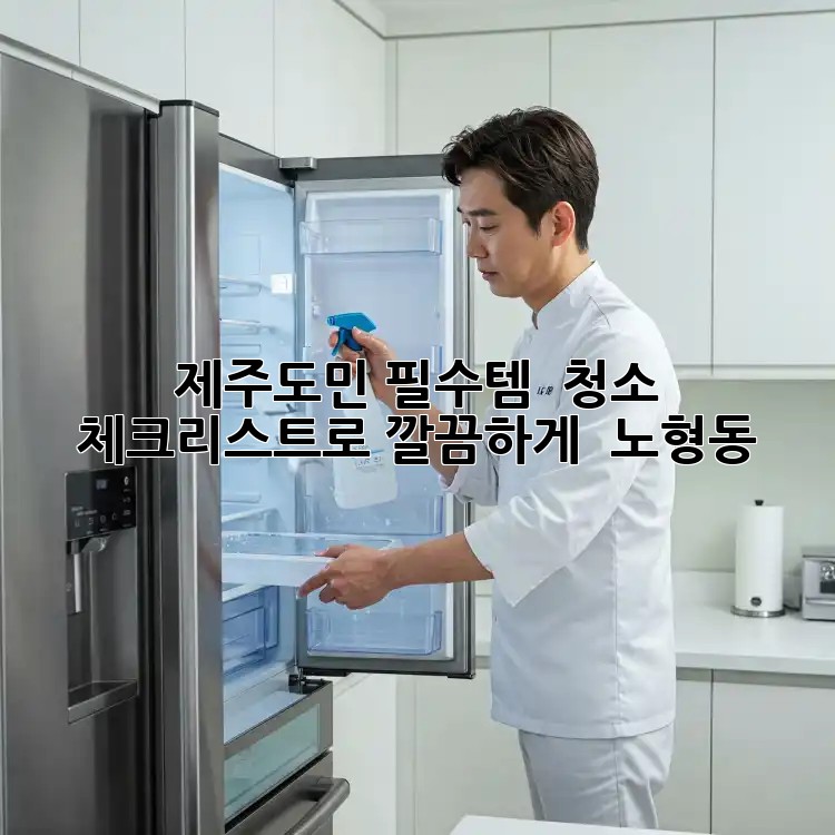 제주도민 필수템! ✨ 청소 체크리스트로 깔끔하게! 🏡 #노형동