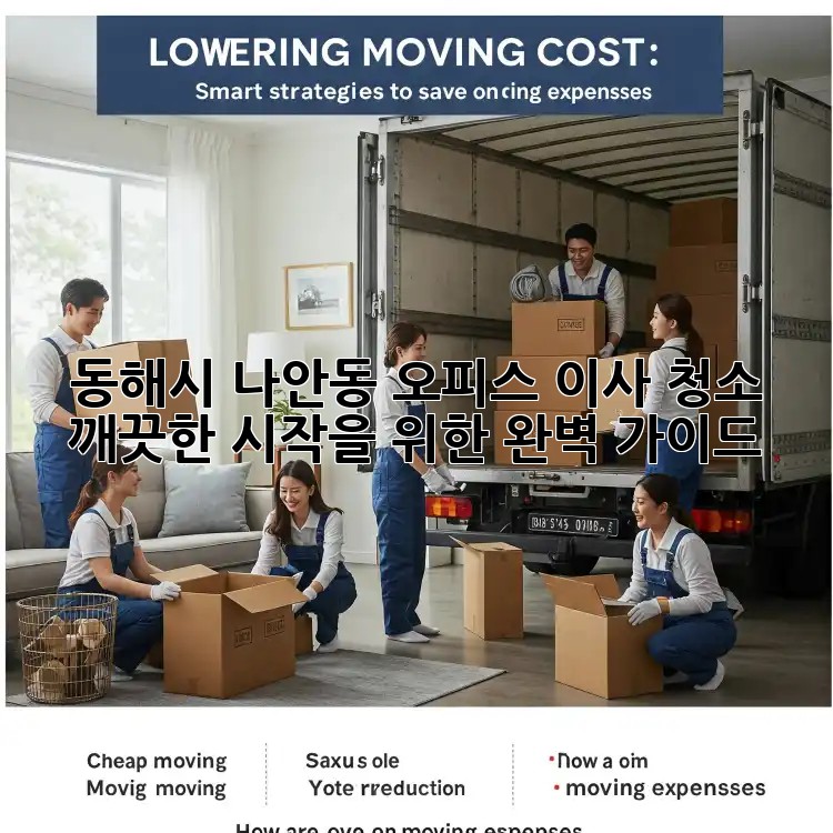 동해시 나안동 오피스 이사 청소: 깨끗한 시작을 위한 완벽 가이드