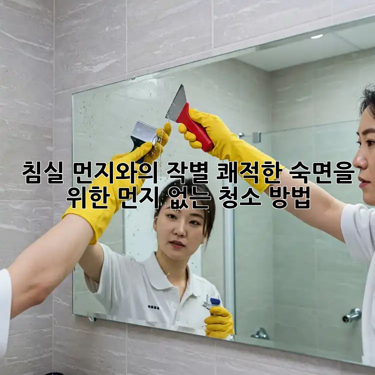 침실 먼지와의 작별! 쾌적한 숙면을 위한 먼지 없는 청소 방법